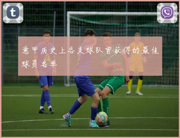 意甲历史上各支球队曾获得的最佳球员名单